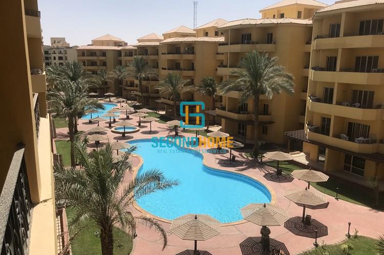 2 Bedrooms apartment for sale in british resort el kawther pool view